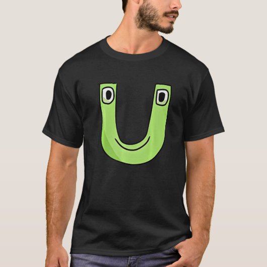 Emotion Letter U Alphabet Lore T-shirt (Voorkant)