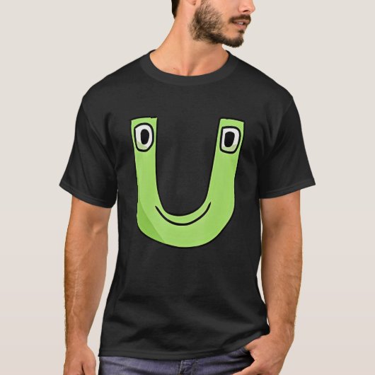 Emotion Letter U Alphabet Lore T-shirt (Voorkant)