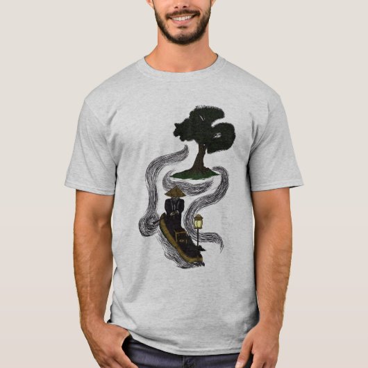 Emotion via de rivier t-shirt (Voorkant)