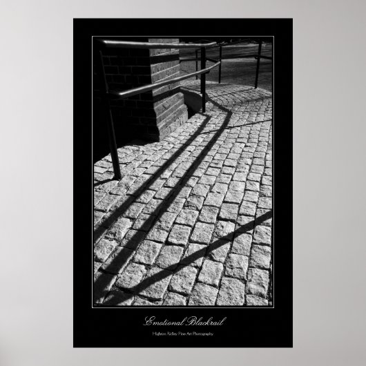 Emotional Blackrail, Fine Art galerie Poster (Voorkant)