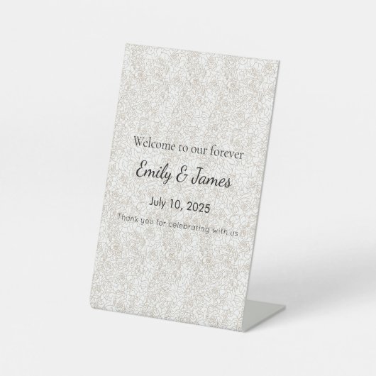 Emotional Business Display Sign Template Reclamebord Met Voetstuk (Voorkant)