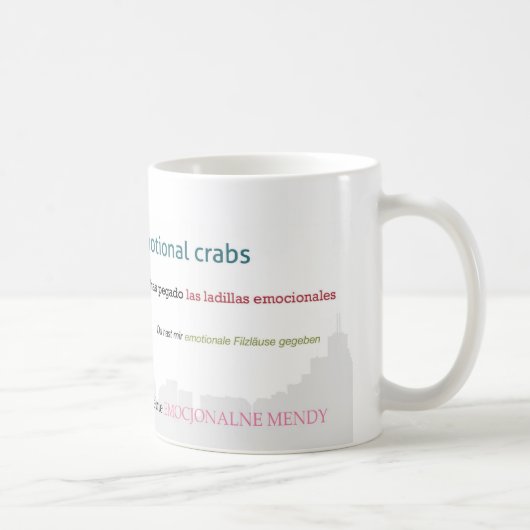 Emotional Crabs Cityscape Koffiemok (Rechts)