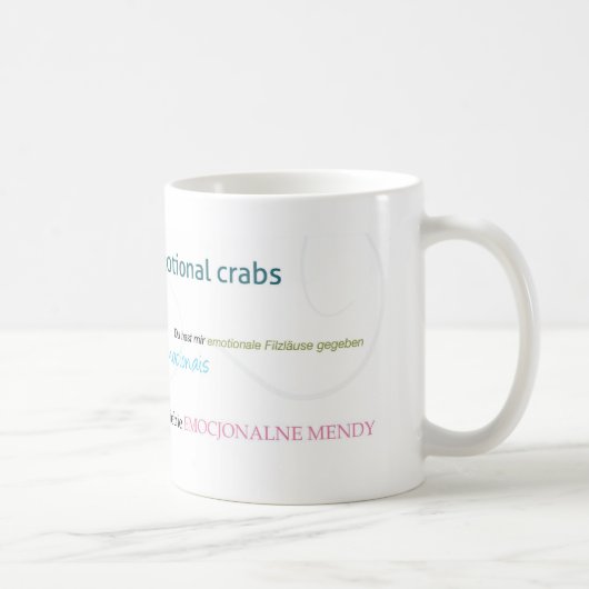 Emotional Crabs Whimsy Koffiemok (Rechts)