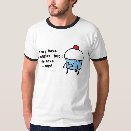 Emotional Cupcake T-shirt (Voorkant)
