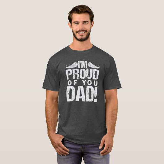 Emotional Dad Message Shirt (Voorkant volledig)