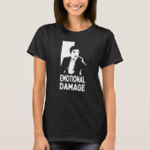 Emotional Damage Meme Asian guy silhouette T-shirt (Voorkant)