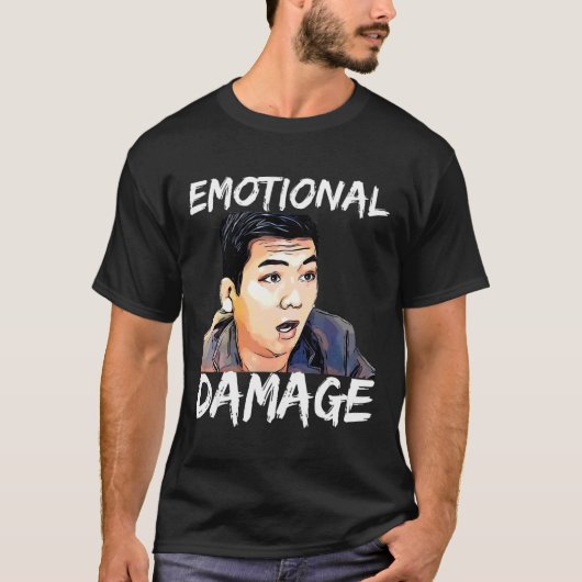 Emotional Damage Sarcastic Meme The Asian Guy 2 T-shirt (Voorkant)
