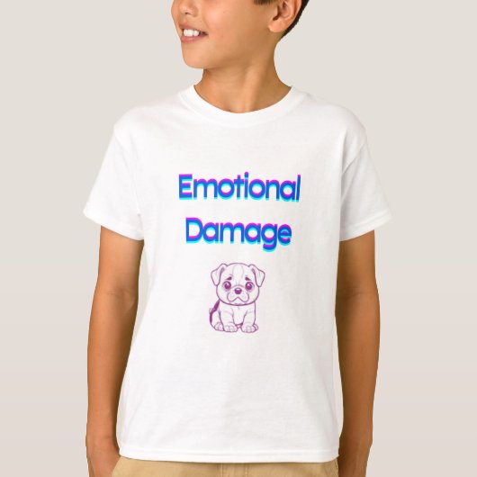 Emotional Damage Shirt voor kinderen (Voorkant)