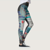 Emotional.exe Werkt Niet Meer Retro Computer E Leggings (Rechts)
