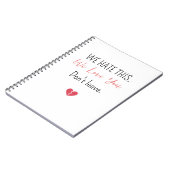 Emotional Farewell Coworker Don’t Leave Notitieboek (Linkerzijde)