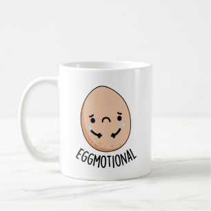 Emotional Funny Emotional Egg Pun Koffiemok