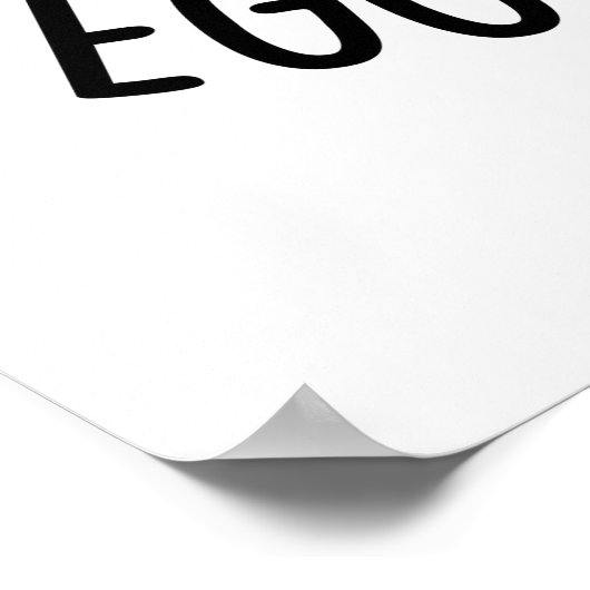 Emotional Funny Emotional Egg Pun Poster (Hoek)