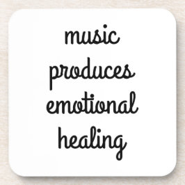 Emotional Healing Hard Plastic Onderzetter