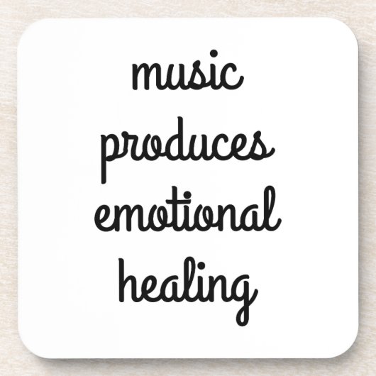 Emotional Healing Hard Plastic Onderzetter (Voorkant)