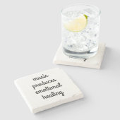 Emotional Healing Marble Stone Onderzetter (Zijkant)