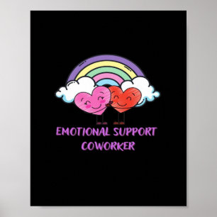 Emotional Help Collega Classic Schattige Poster