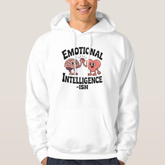 Emotional Intelligence-ish | Imperfect Wisdom Mood Hoodie (Voorkant)