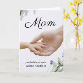 Emotional Mother Appreciation Card lavendar Kaart (Gele Bloem)
