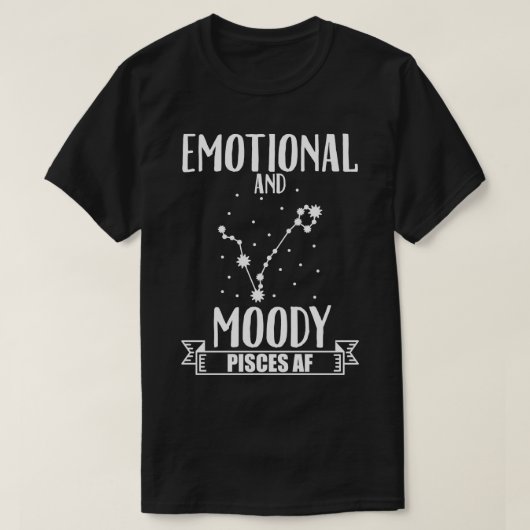 Emotional Pisces T-shirt (Design voorkant)