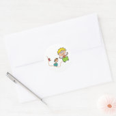 Emotional Roller Onderzetter Ronde Sticker (Envelop)