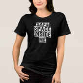 Emotional Self-Care & Safe Space  Tri-Blend Shirt (Voorkant)