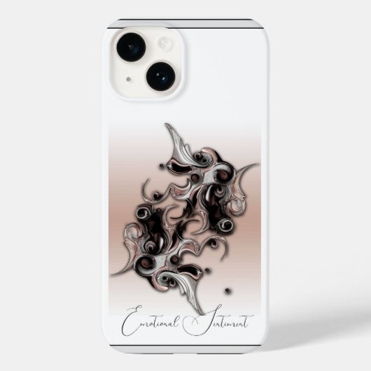 "Emotional Sentiment", Apple iPhone 14 Hoesje (Achterkant)