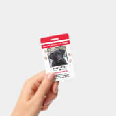 Emotional Support Animal ID One Photo Option Badge (Handheld)