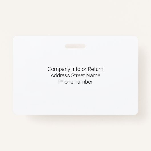 Emotional Support Animal ID One Photo Option Badge (Achterkant)