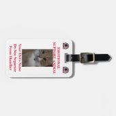 Emotional Support Animal Identification Luggable T Bagagelabel (Voorkant horizontaal)