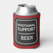 Emotional Support Beer - Bierblikjes Thermisch Sle Blikjeskoeler (Blikje Voorkant)