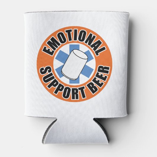 Emotional Support Beer - Koelbox Blikjeskoeler (Voorkant)