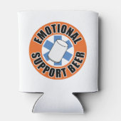 Emotional Support Beer - Koelbox Blikjeskoeler (Achterkant)