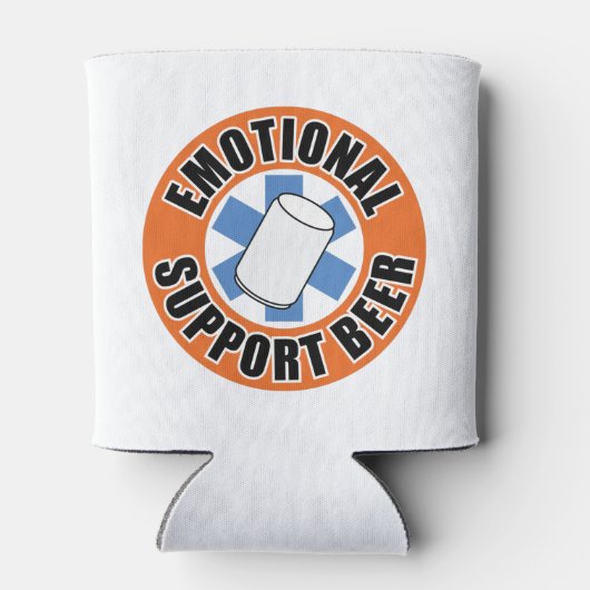 Emotional Support Beer - Koelbox Blikjeskoeler (Achterkant)