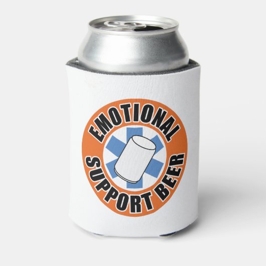 Emotional Support Beer - Koelbox Blikjeskoeler (Blikje Achterkant)