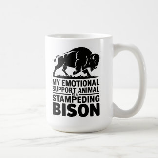 Emotional Support Bison Neurodivergent Humor Koffiemok