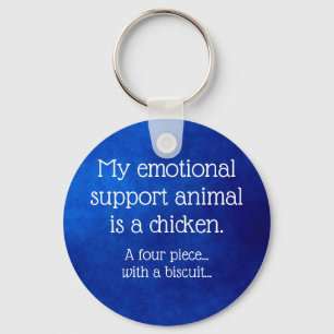 Emotional Support Chicken Sleutelhanger