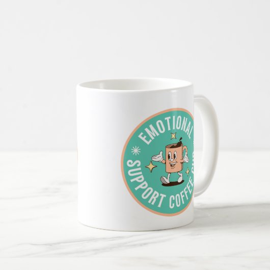 Emotional Support Coffee Mug Koffiemok (Voorkant rechts)