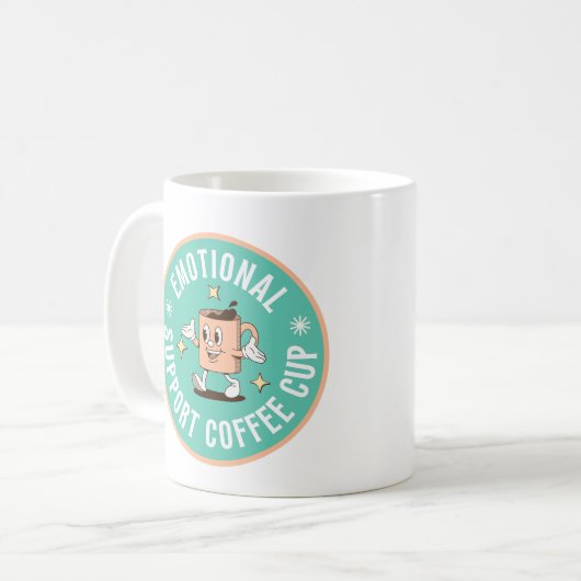 Emotional Support Coffee Mug Koffiemok (Voorkant links)