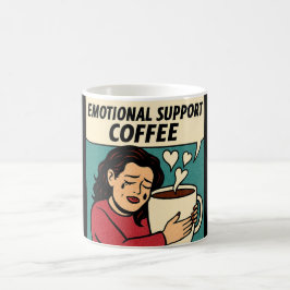 Emotional Support Coffee – Pop Art Comfort Koffiemok