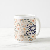 Emotional Support Coworkers Mok. Coarbeider Gift Koffiemok (Voorkant rechts)