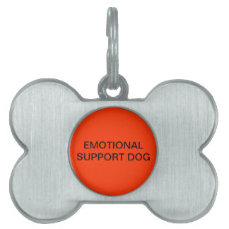 Emotional Support Dog Label Huisdieren Naamplaatje