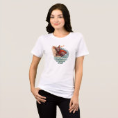Emotional Support Dog Xoloitzcuintli Tri-Blend Shirt (Voorkant volledig)