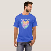 Emotional Support Human Hugs Unisex T-Shirt (Voorkant volledig)