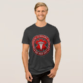 Emotional Support Husband Tri-Blend Shirt (Voorkant volledig)