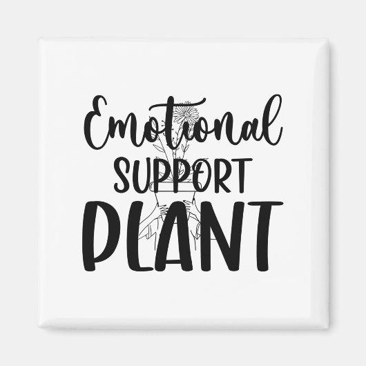 Emotional Support Plant Magnet Classic (Voorkant)
