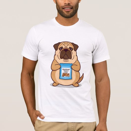 Emotional Support Snack Dealer T-shirt (Voorkant)