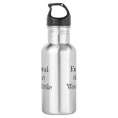 Emotional Support Water Bottle Waterfles (Achterkant)