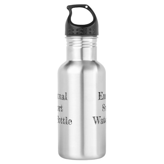 Emotional Support Water Bottle Waterfles (Achterkant)