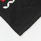 Emotional Suprt Coworker Funny Ugly Christmas Swea Fleece Deken (Hoek)