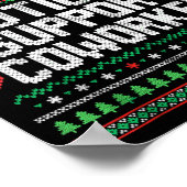 Emotional Suprt Coworker Funny Ugly Christmas Swea Poster (Hoek)